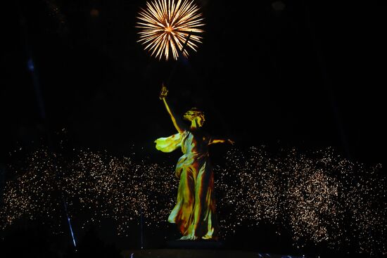 Russia Regions WWII Victory Day Fireworks