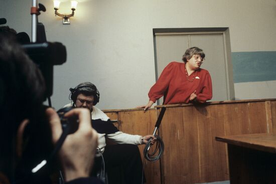 Valeria Novodvorskaya on trial