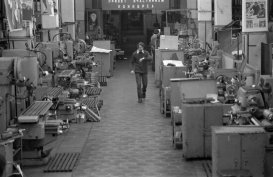 Vasily Blokov, worker of Moscow Electro-Mechanical Plant