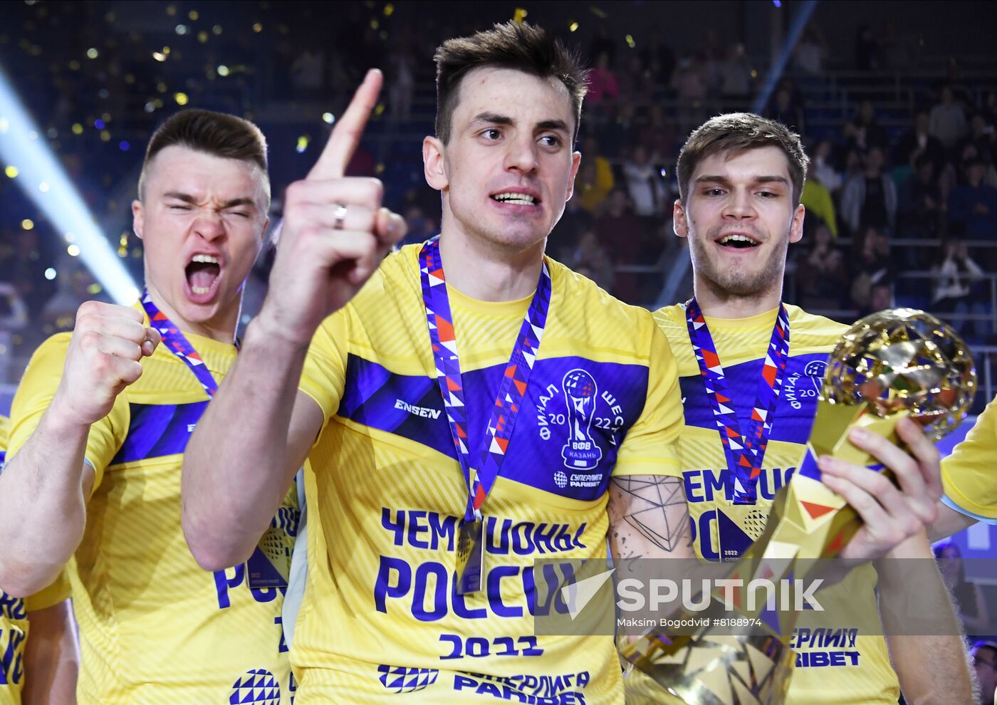 Russia Volleyball Superleague Dynamo - Lokomotiv Novosibirsk