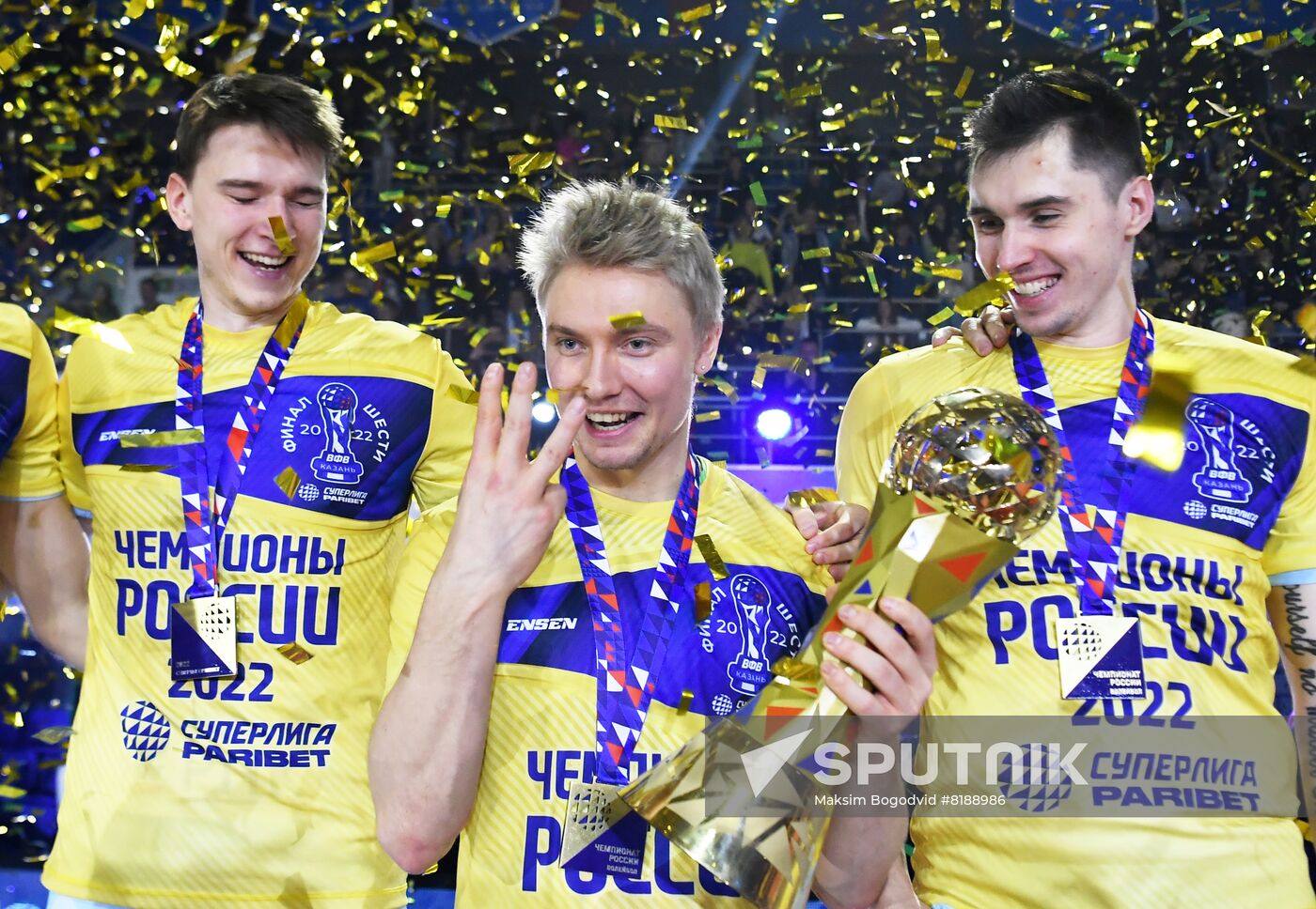 Russia Volleyball Superleague Dynamo - Lokomotiv Novosibirsk