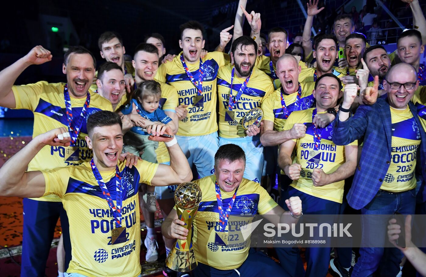 Russia Volleyball Superleague Dynamo - Lokomotiv Novosibirsk