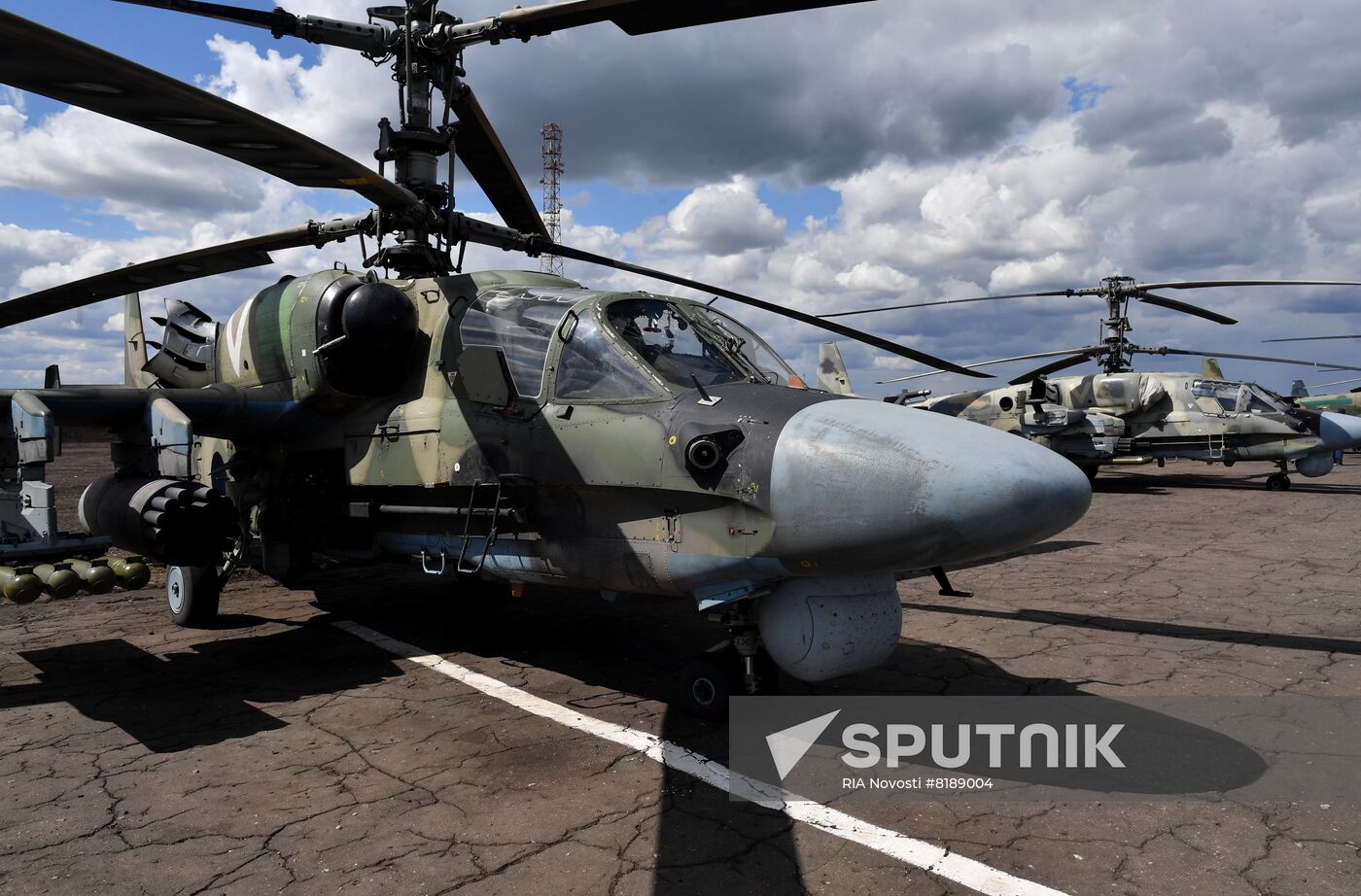 Ukraine Russia Military Operation Helicopter Airfield