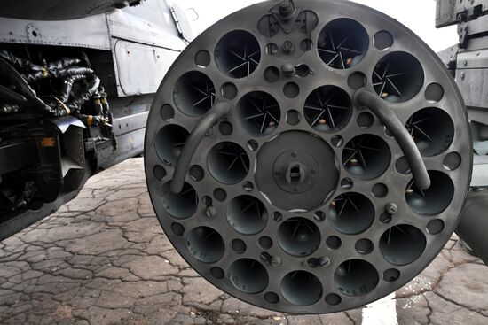 Ukraine Russia Military Operation Helicopter Airfield