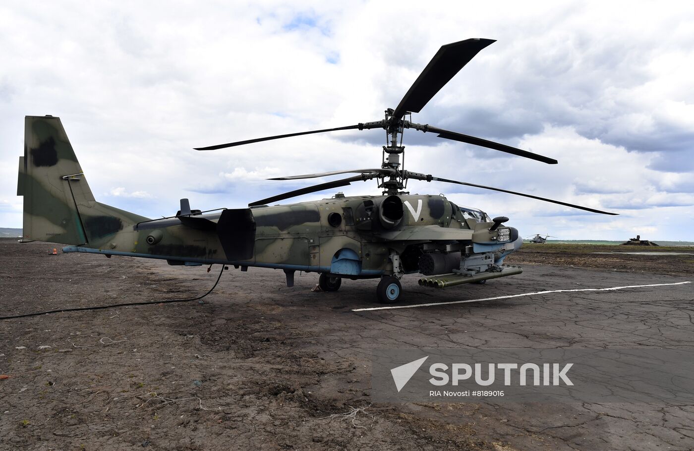 Ukraine Russia Military Operation Helicopter Airfield