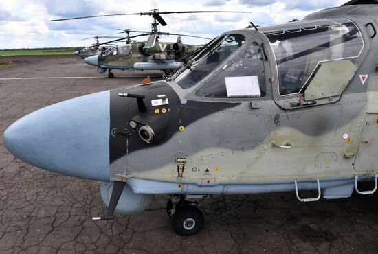 Ukraine Russia Military Operation Helicopter Airfield
