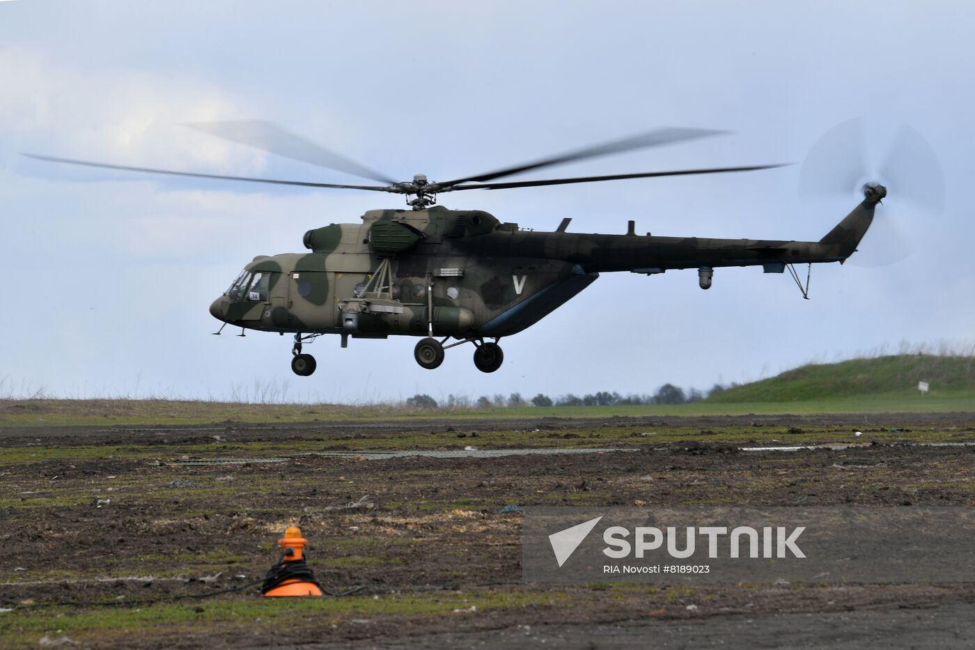 Ukraine Russia Military Operation Helicopter Airfield