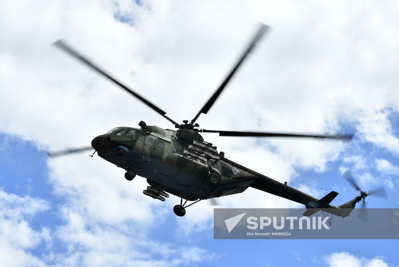 Ukraine Russia Military Operation Helicopter Airfield