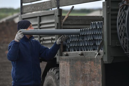 Ukraine Russia Military Operation Helicopter Airfield