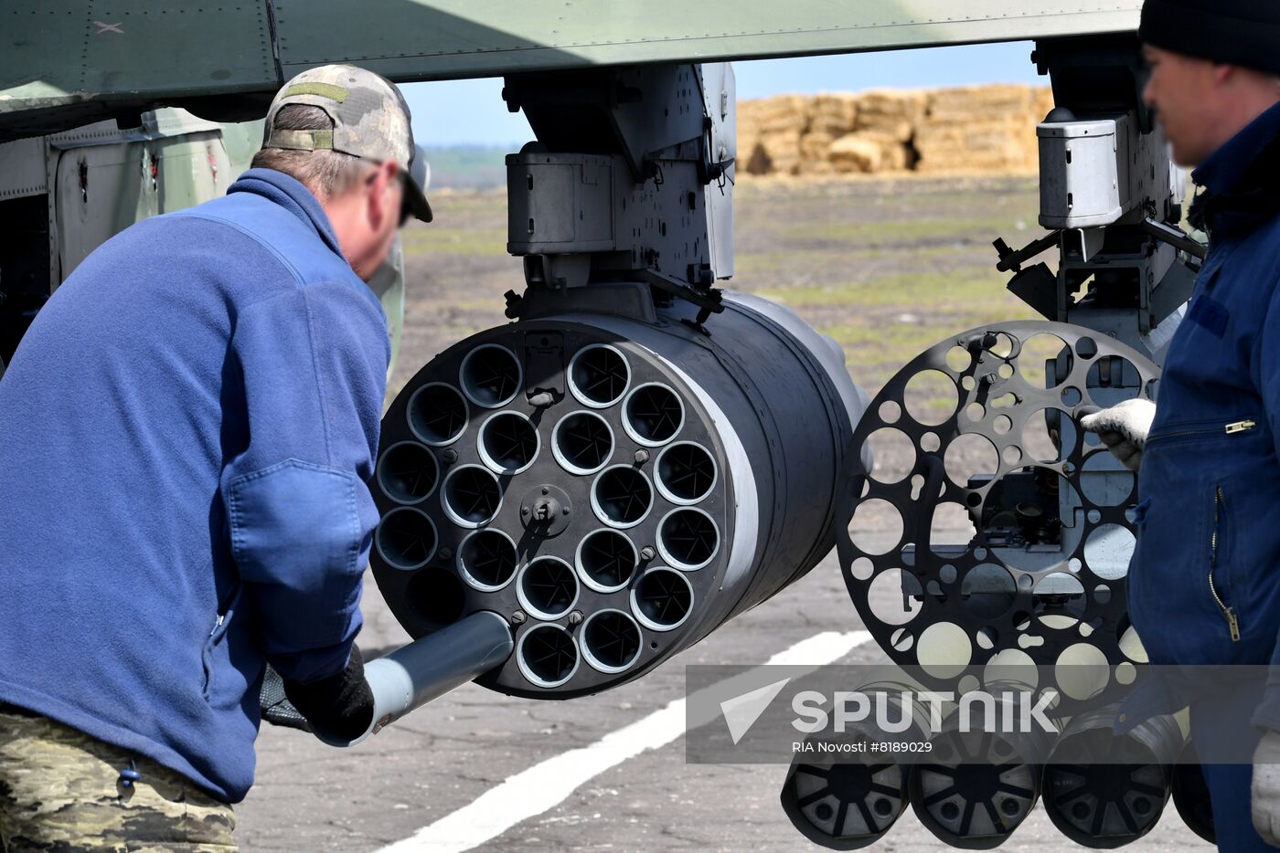 Ukraine Russia Military Operation Helicopter Airfield