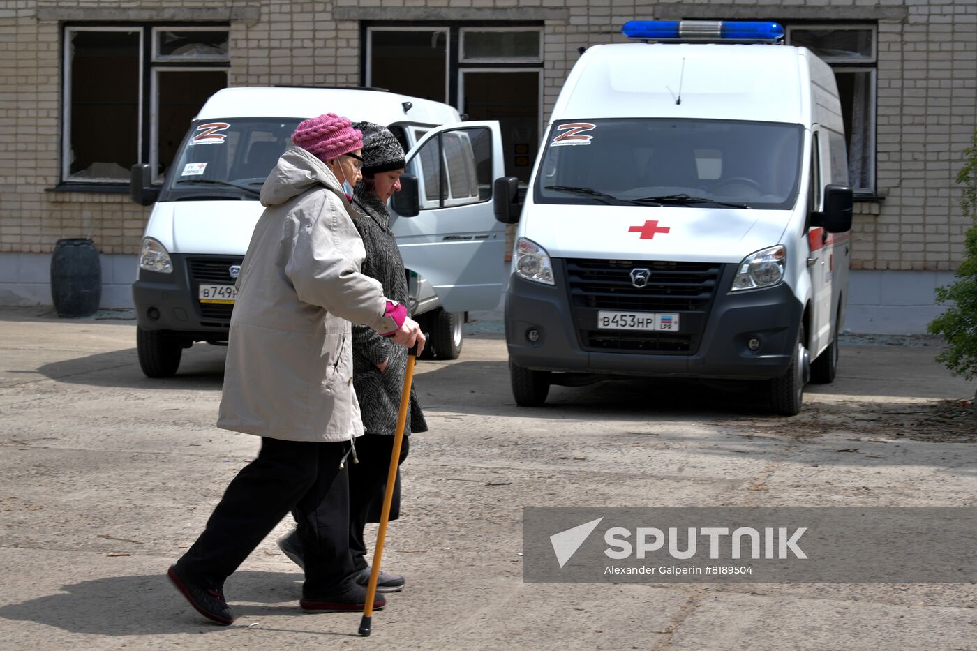 LPR Russia Ukraine Military Operation Medical Team