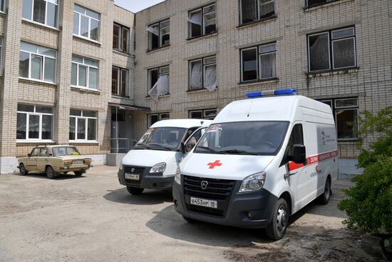 LPR Russia Ukraine Military Operation Medical Team