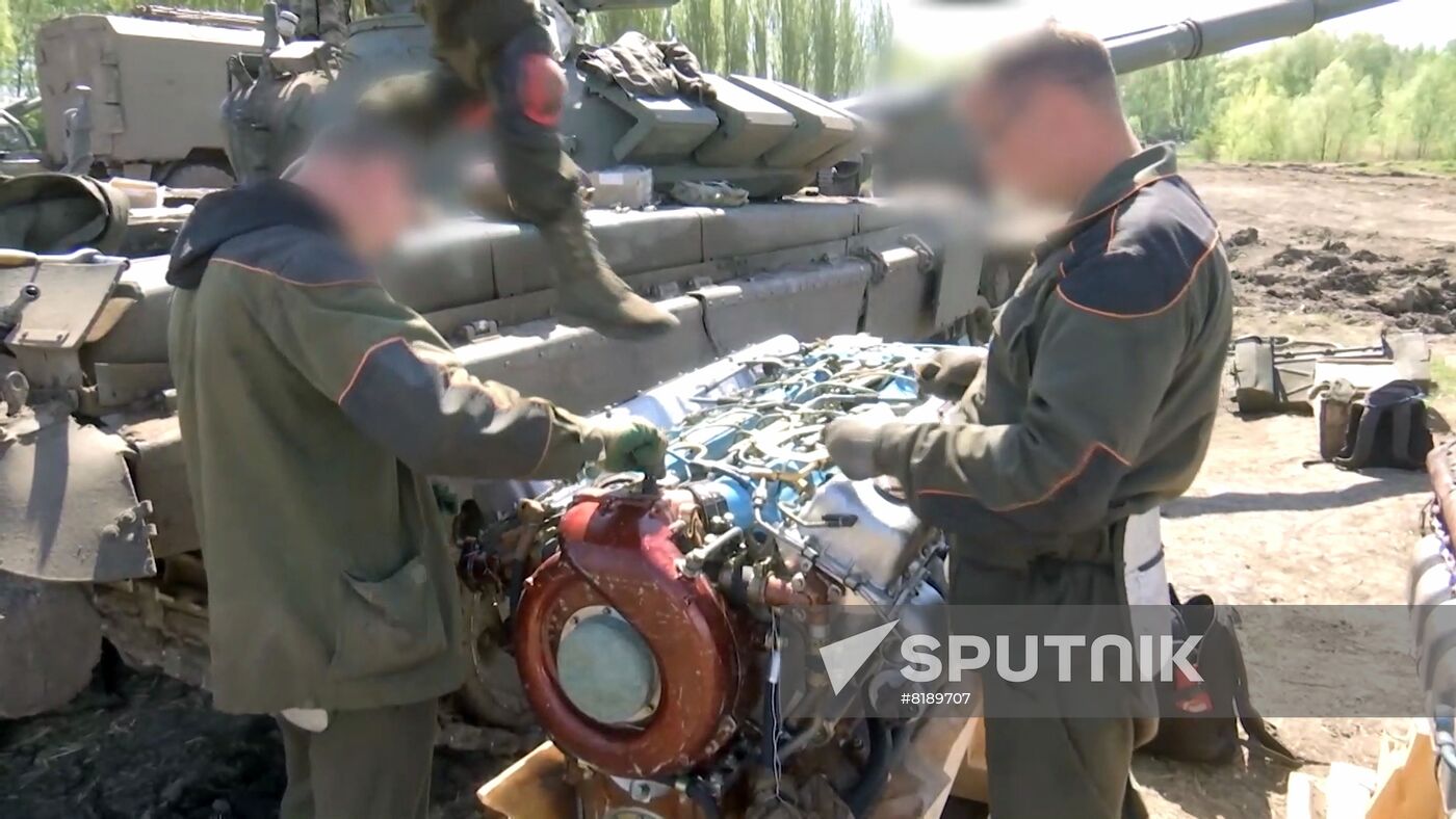 Russia Ukraine Military Operation Repair Unit