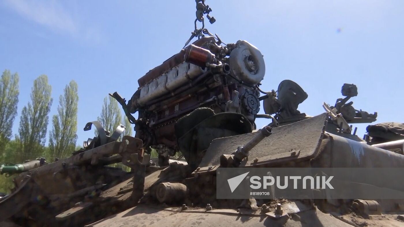 Russia Ukraine Military Operation Repair Unit