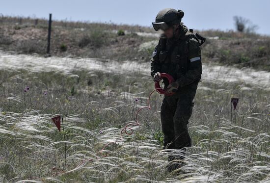 Ukraine Russia Military Operation Demining