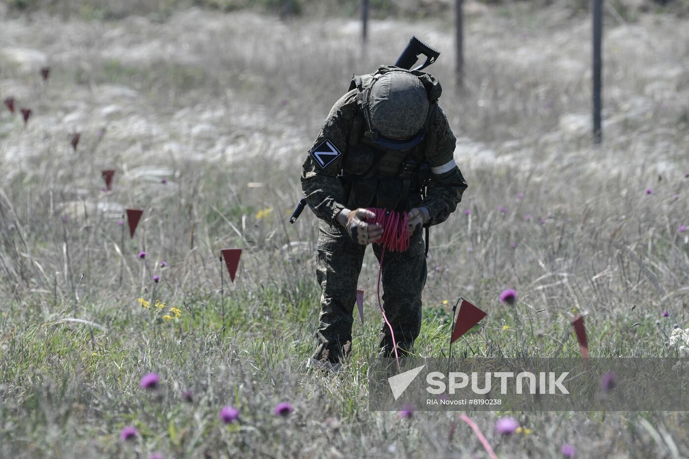 Ukraine Russia Military Operation Demining