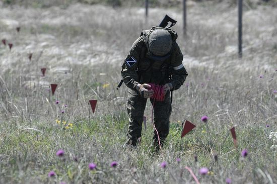 Ukraine Russia Military Operation Demining