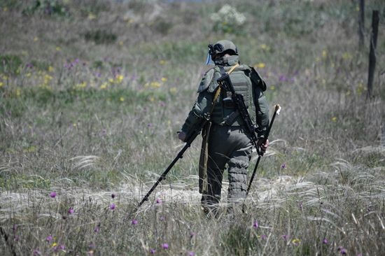Ukraine Russia Military Operation Demining