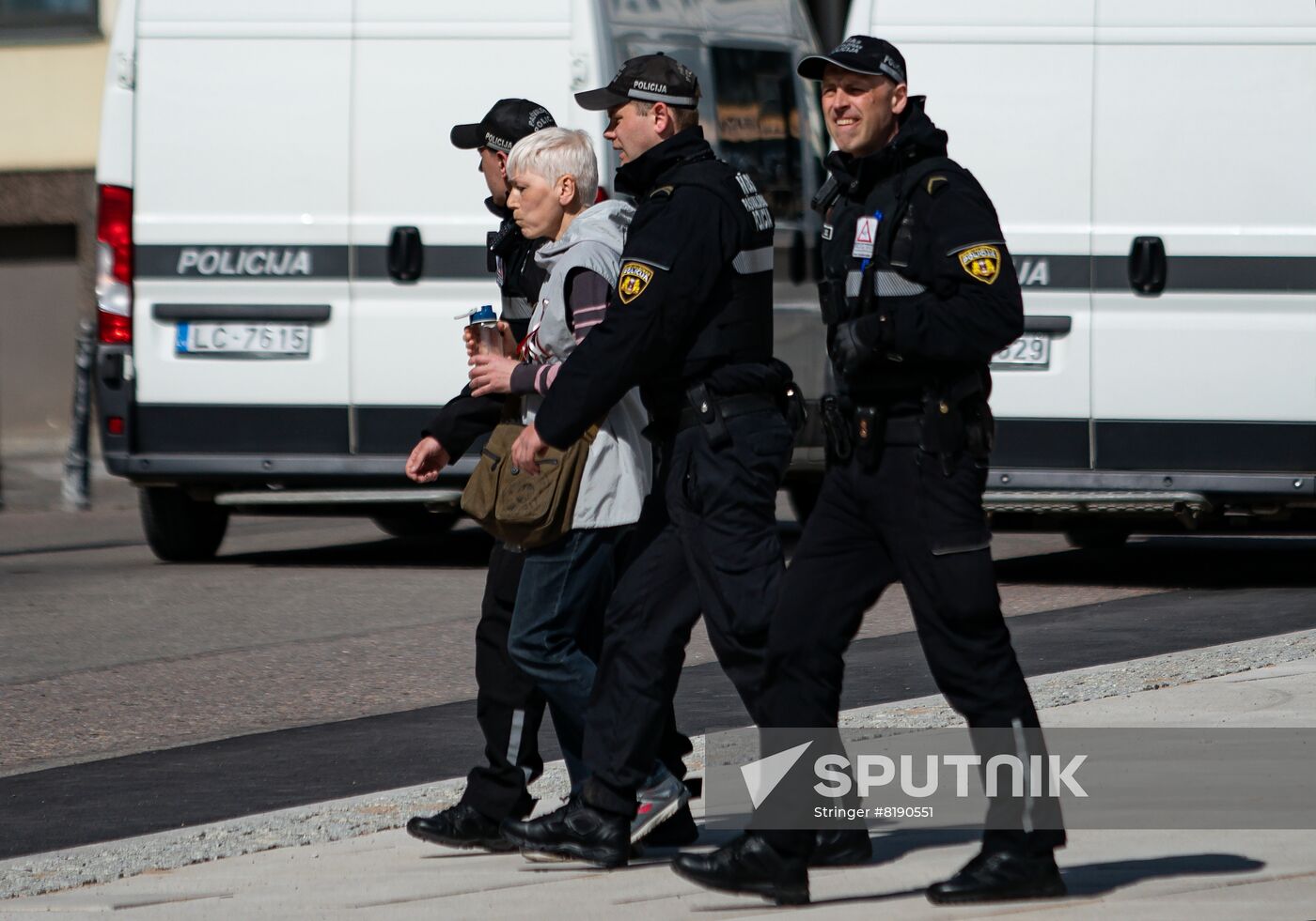 Latvia WWII Soviet Monument Demolition