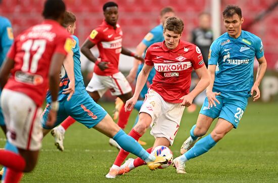 Russia Soccer Premier-League Spartak - Zenit