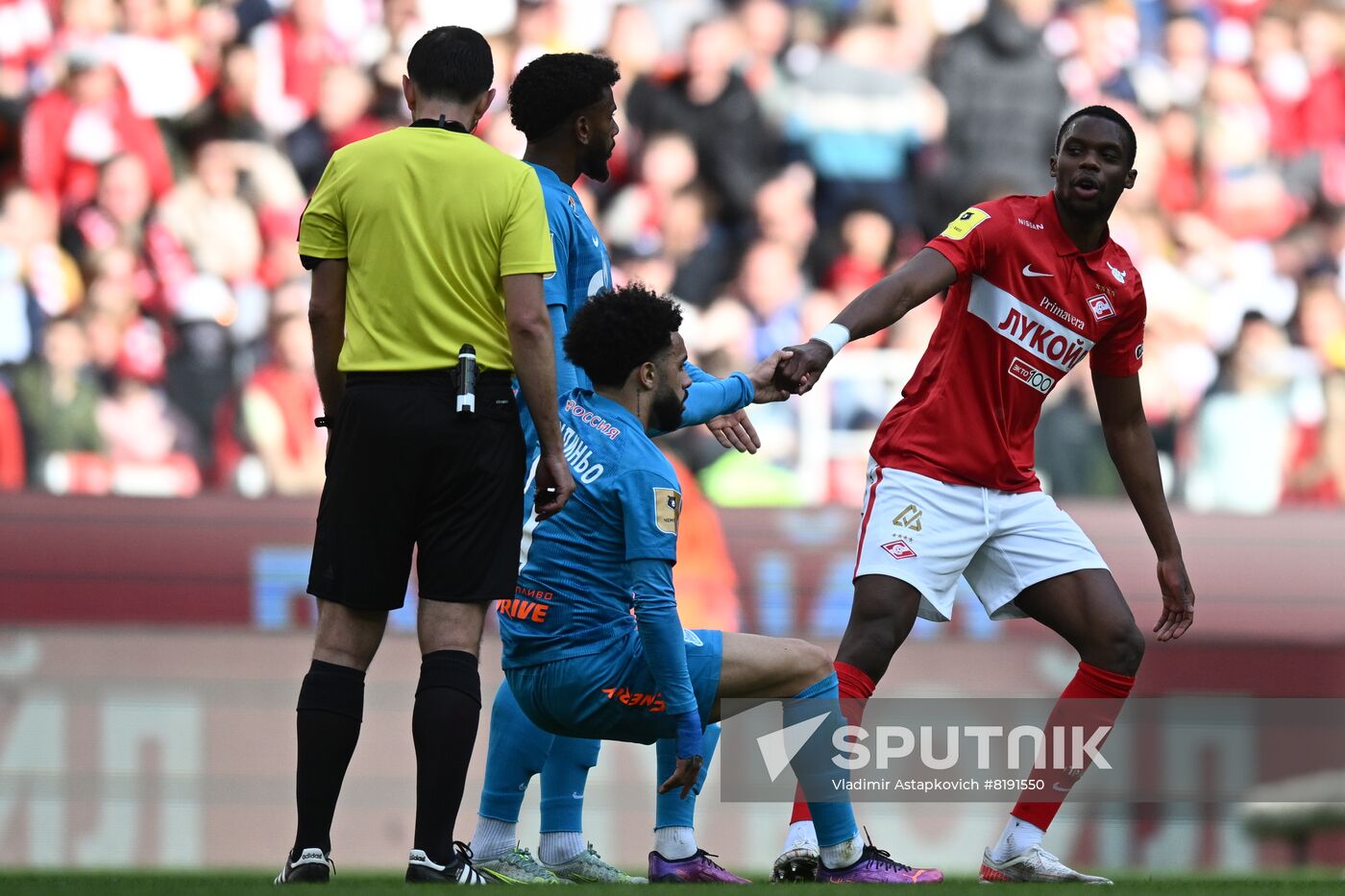 Russia Soccer Premier-League Spartak - Zenit