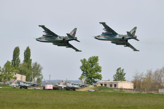 Ukraine Russia Military Operation Assault Aviation