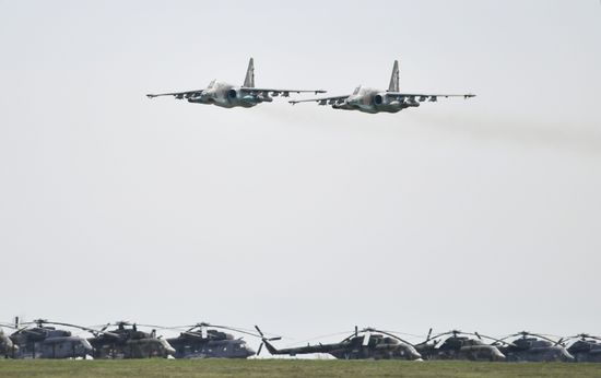 Ukraine Russia Military Operation Assault Aviation