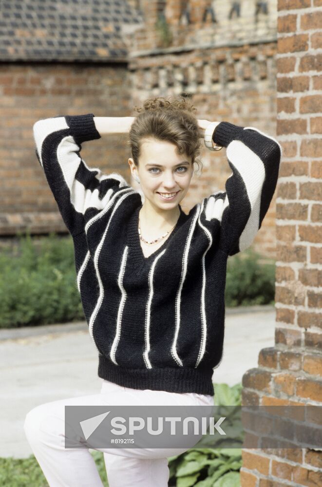 Lithuanian knitter Ona Jarmulaviciene