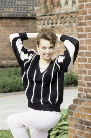 Lithuanian knitter Ona Jarmulaviciene