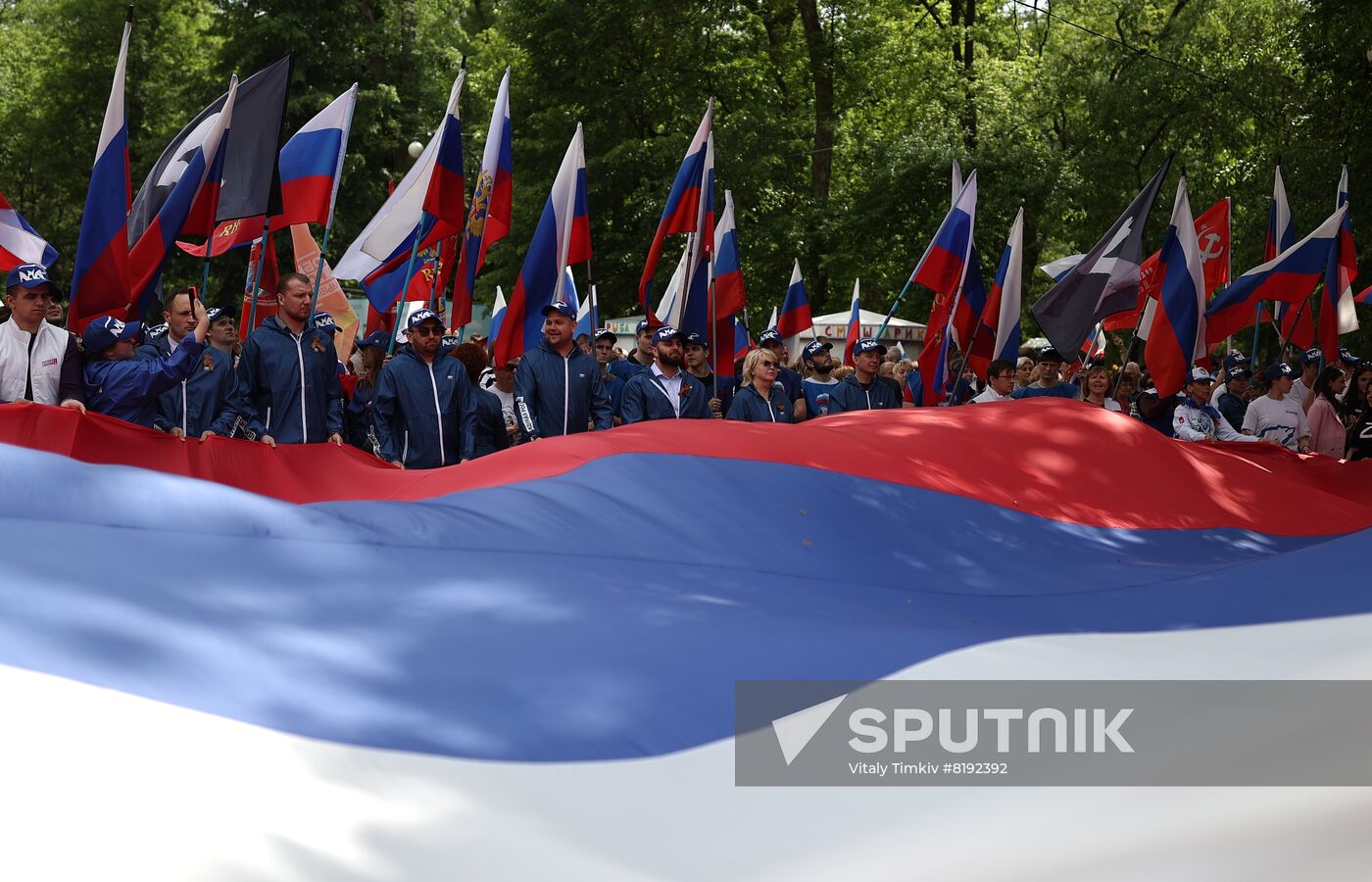 Russia Military Support Rallies 