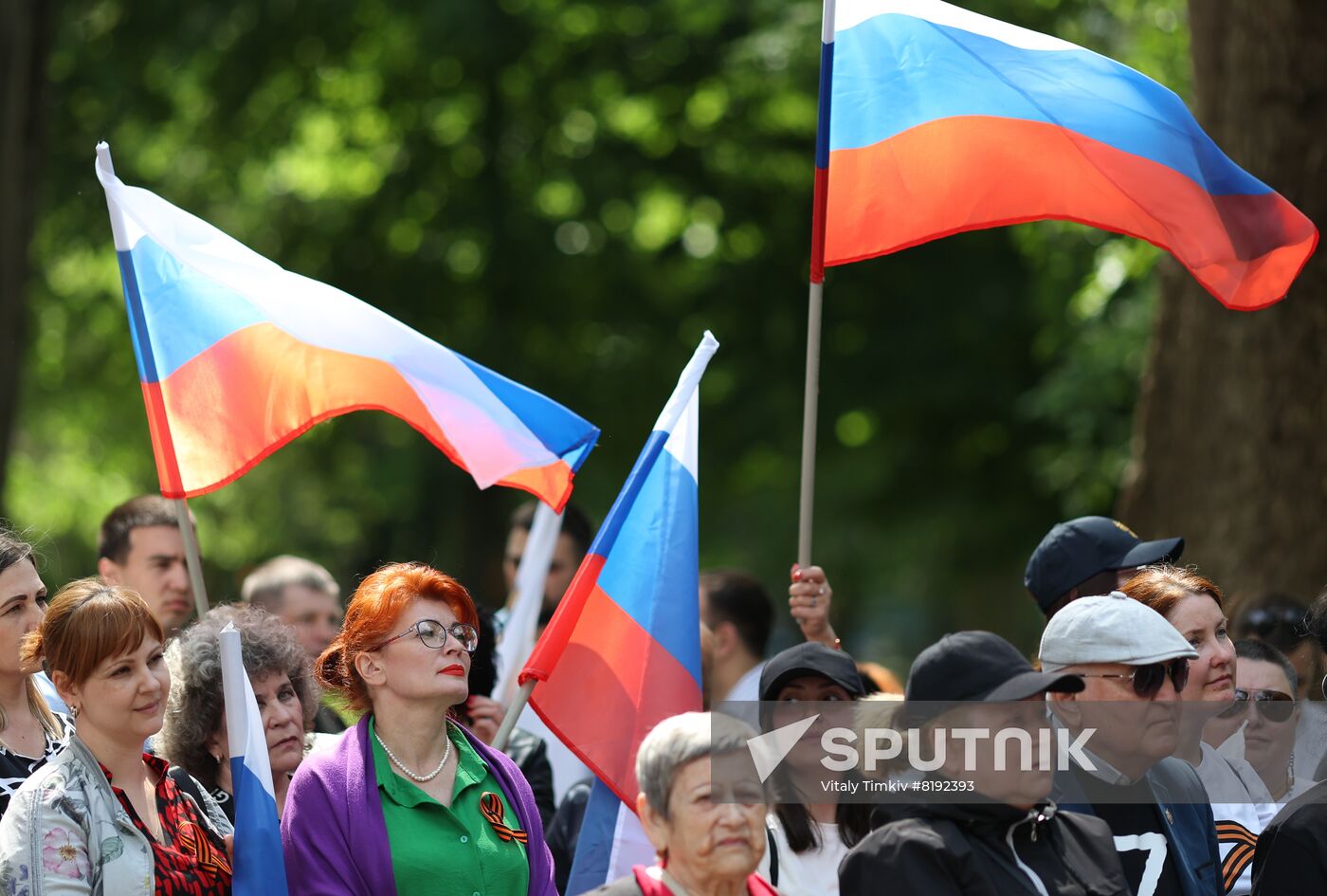 Russia Military Support Rallies 