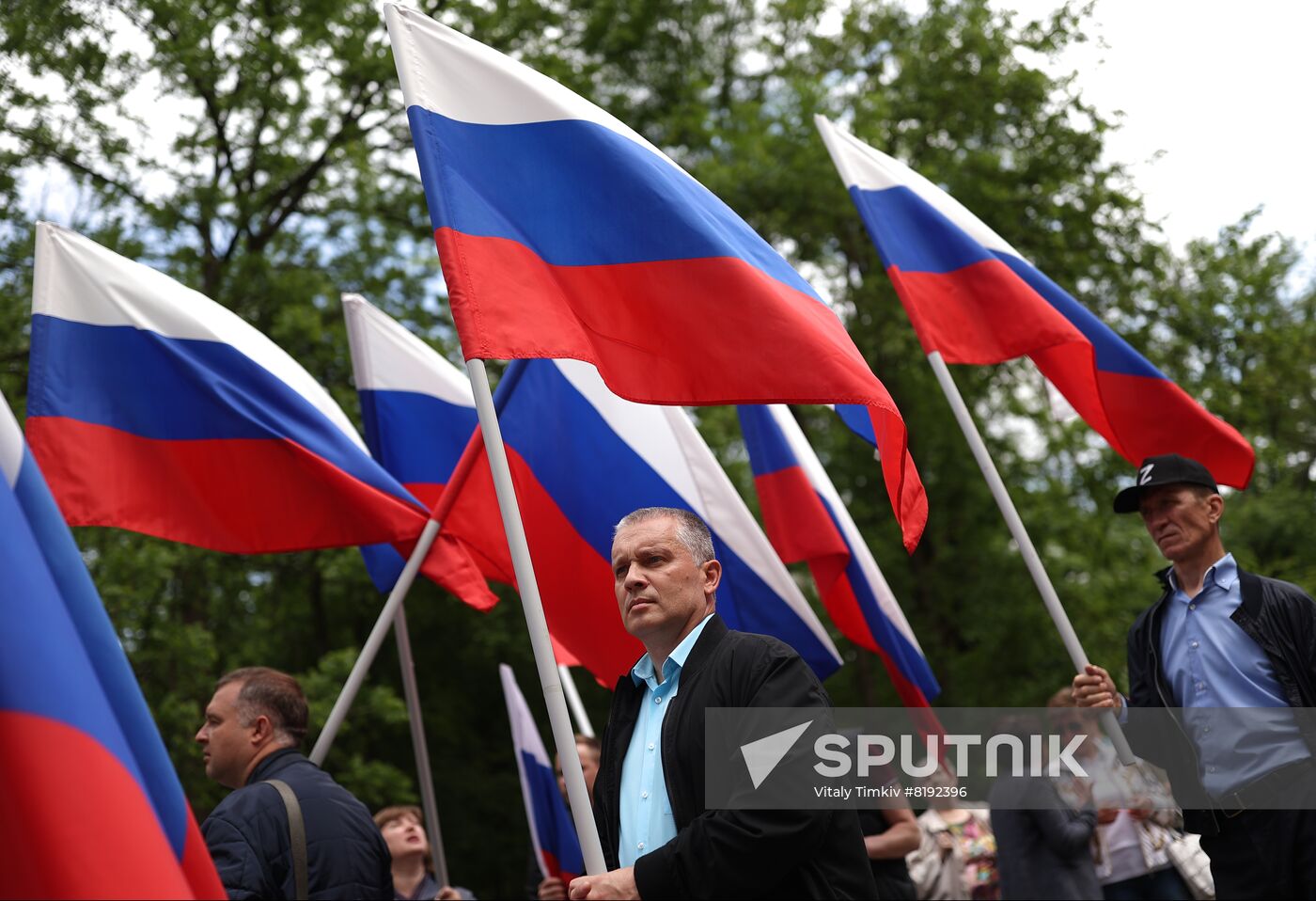 Russia Military Support Rallies 