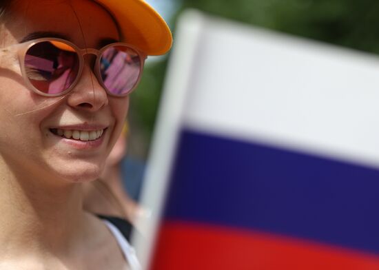 Russia Military Support Rallies 