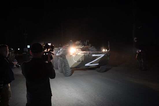 DPR Russia Ukraine Military Operation Wounded Troops Evacuation
