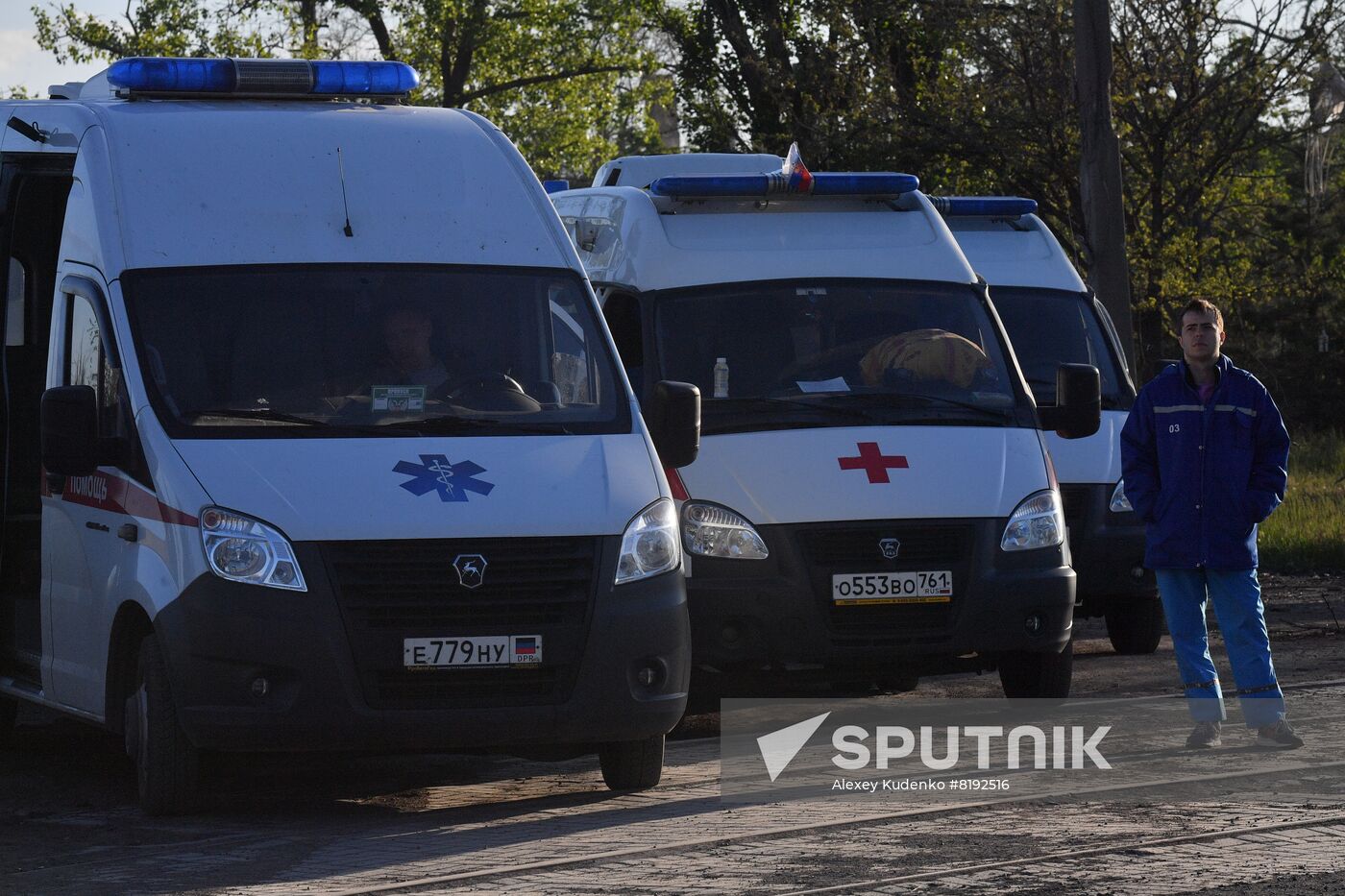 DPR Russia Ukraine Military Operation Wounded Troops Evacuation