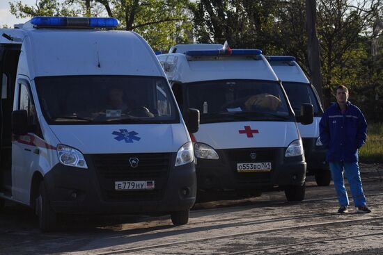 DPR Russia Ukraine Military Operation Wounded Troops Evacuation