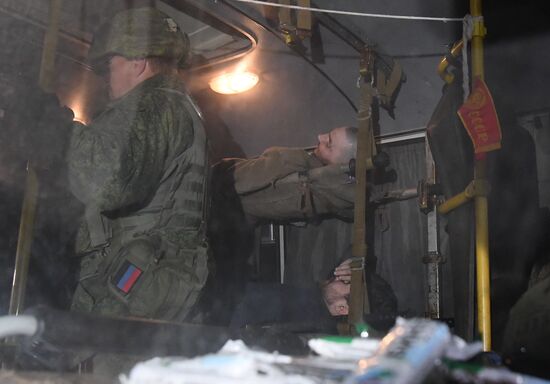 DPR Russia Ukraine Military Operation Wounded Troops Evacuation