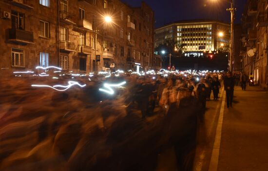 Armenia Opposition Protests