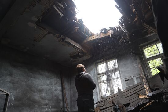 DPR Russia Military Operation Shelling