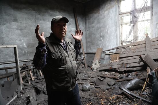 DPR Russia Military Operation Shelling