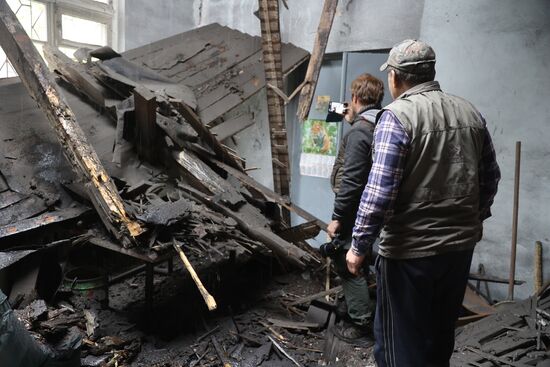 DPR Russia Military Operation Shelling