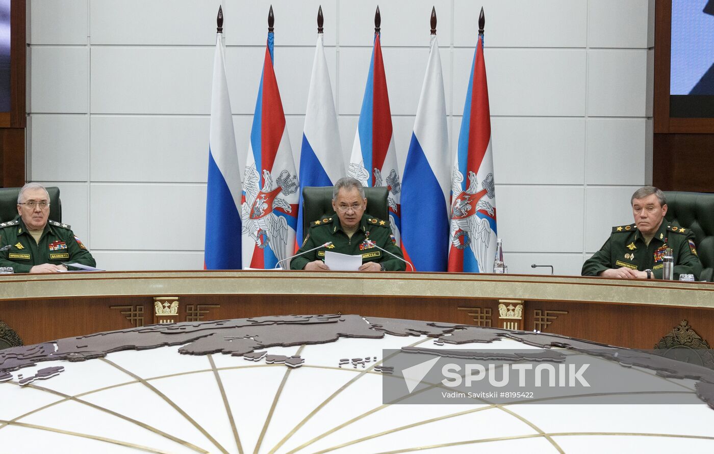 Russia Defence Ministry Board