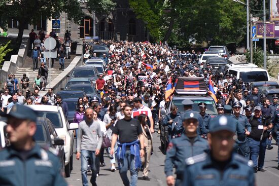Armenia Opposition Protests