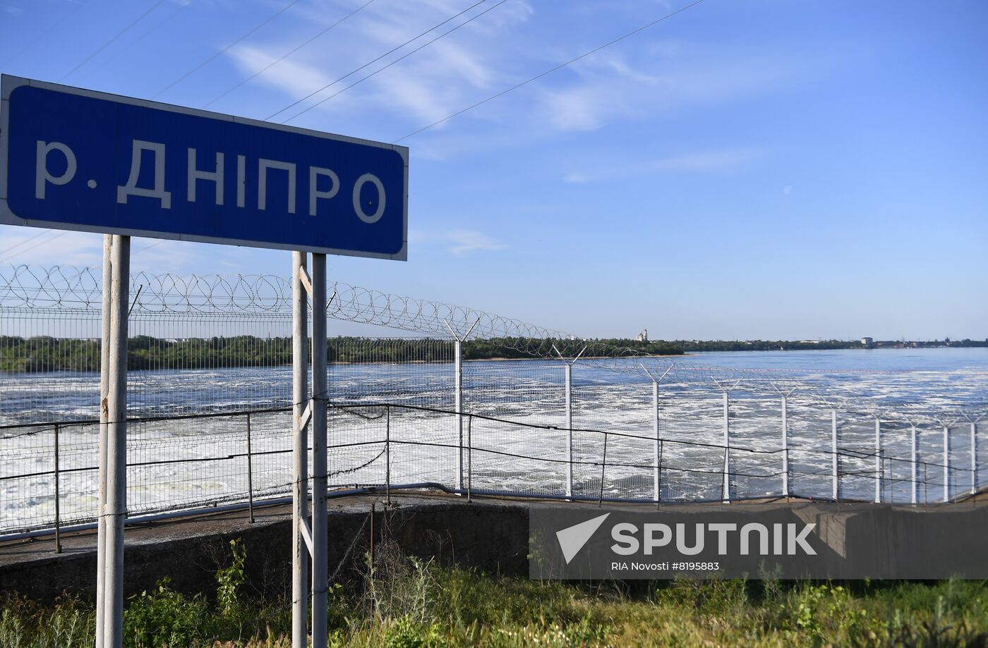 Ukraine Russia Military Operation Hydroelectric Station