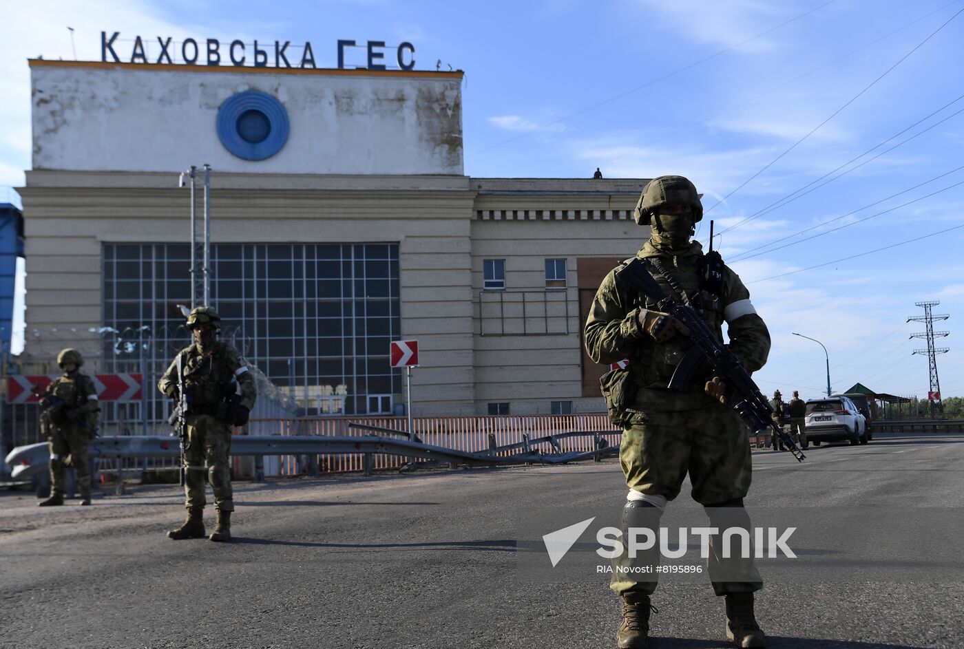 Ukraine Russia Military Operation Hydroelectric Station