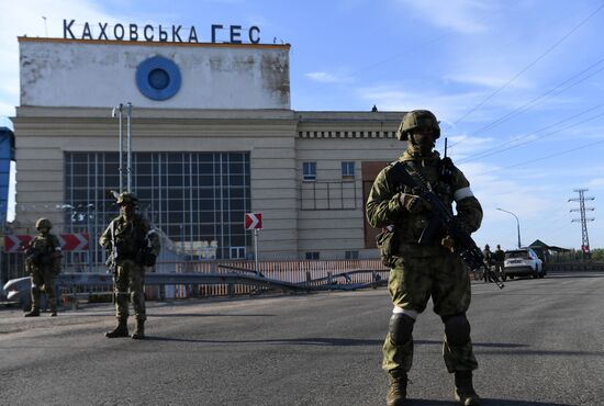 Ukraine Russia Military Operation Hydroelectric Station