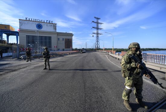 Ukraine Russia Military Operation Hydroelectric Station