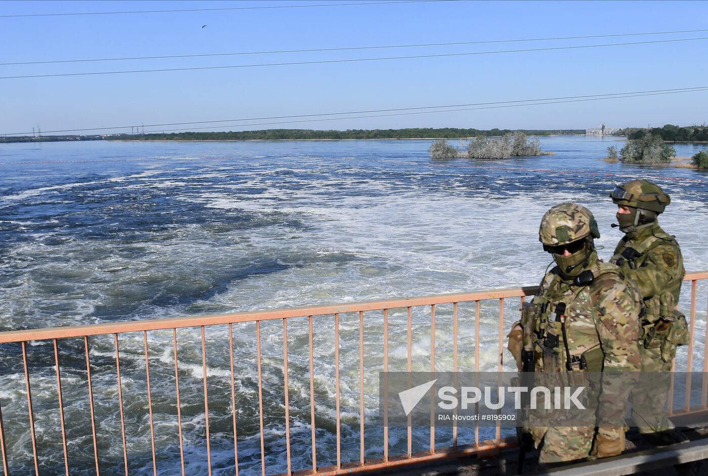 Ukraine Russia Military Operation Hydroelectric Station