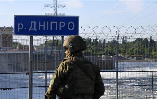 Ukraine Russia Military Operation Hydroelectric Station