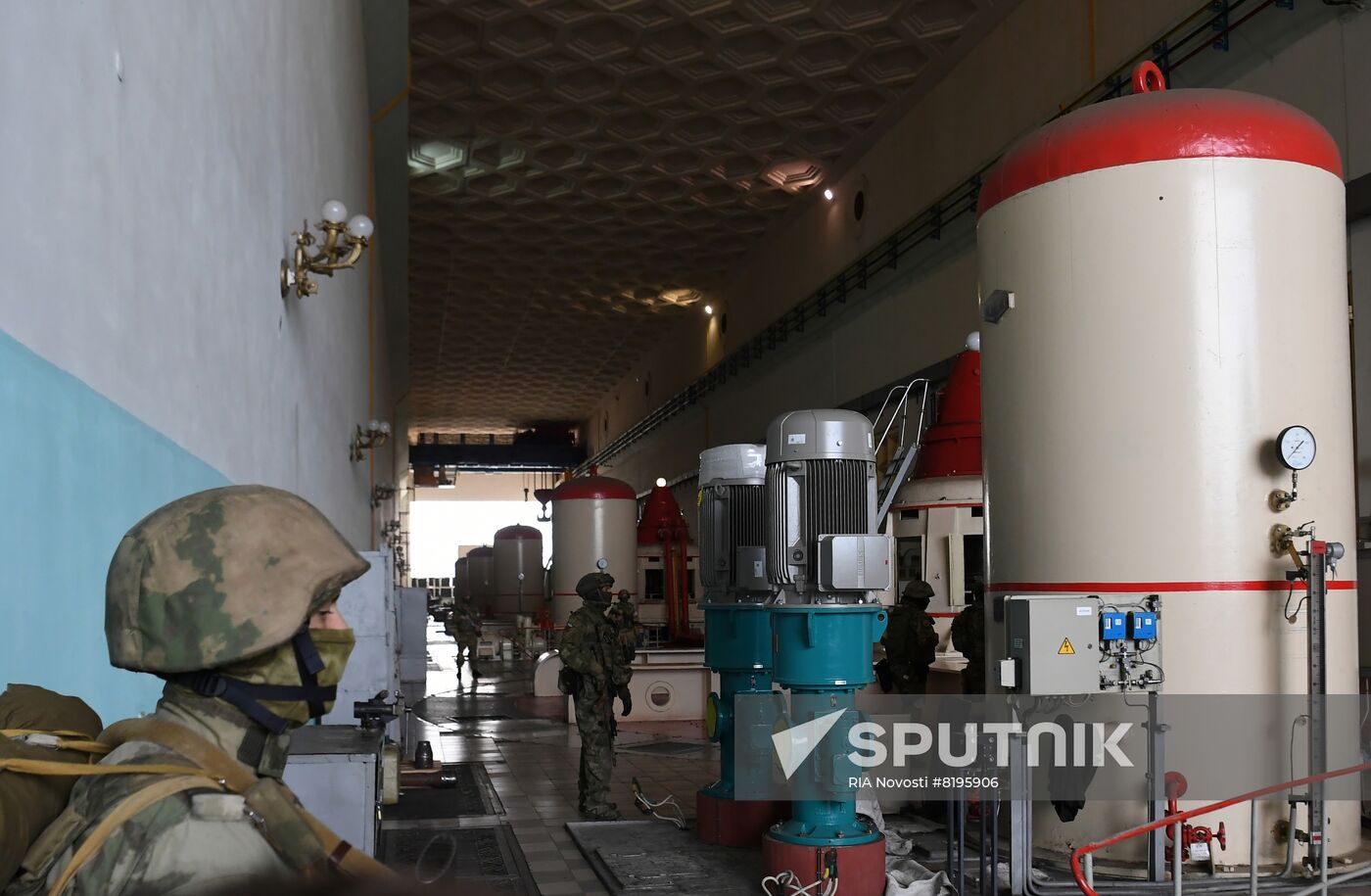 Ukraine Russia Military Operation Hydroelectric Station